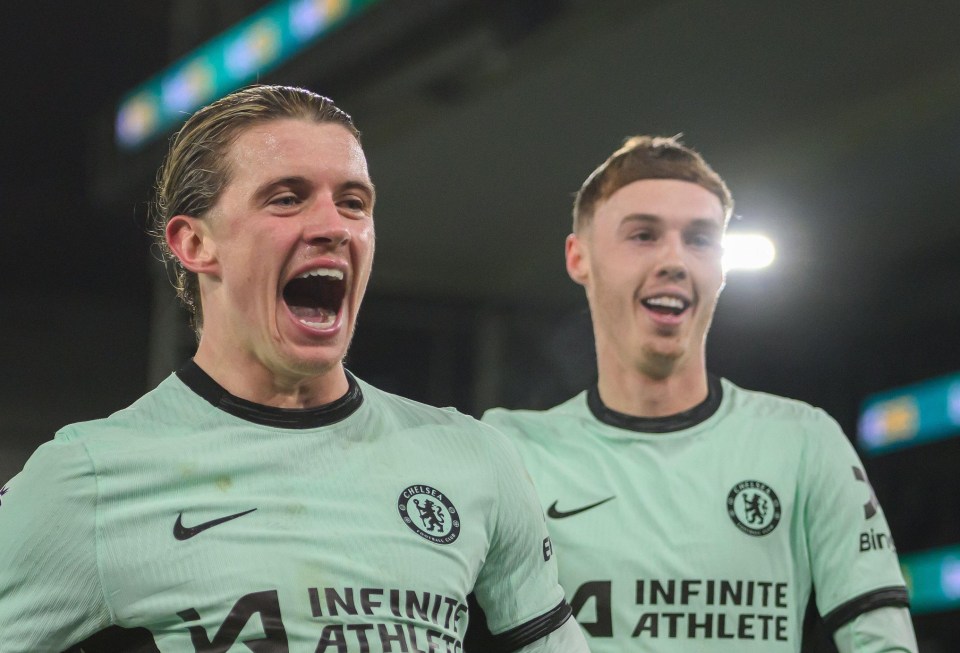 Conor Gallagher, left, helped Chelsea create history