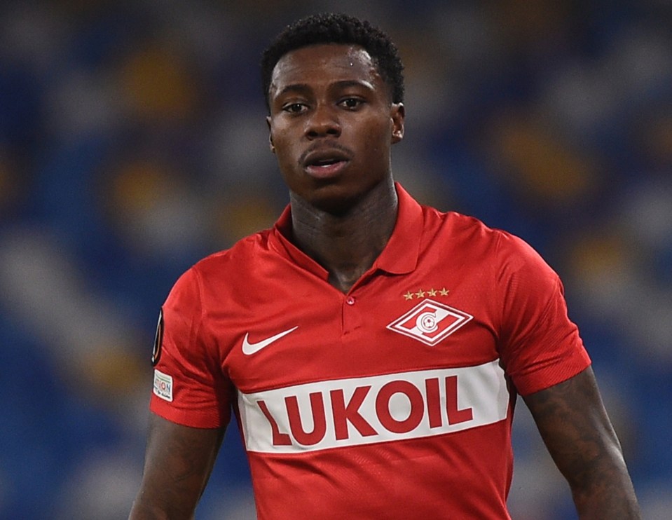 Quincy Promes was handed a six-year prison sentence for smuggling drugs