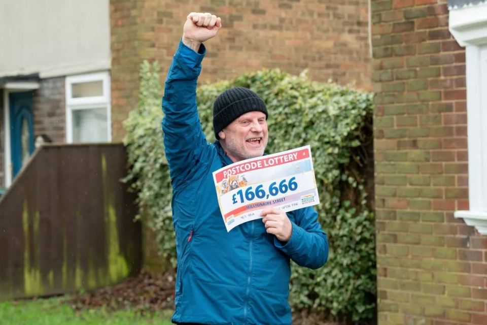 Alan Jones, a former soldier in the Coldstream Guards, won the postcode lottery only hours before moving out of his home