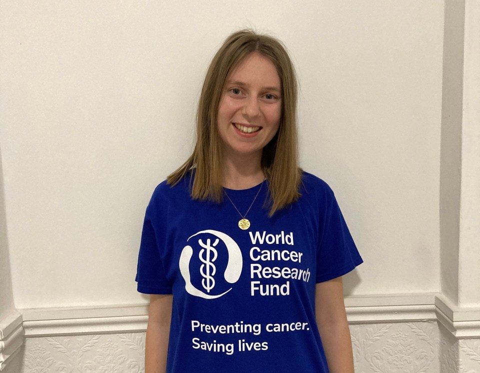 Ellie now, raising awareness of cancer in teenagers