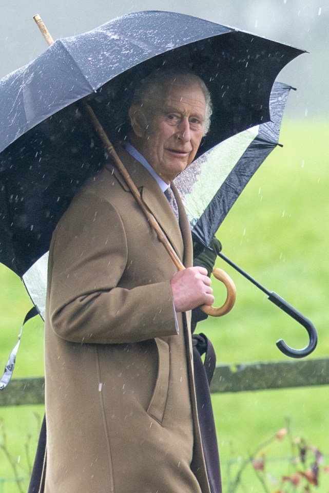 The King is staying at the 20,000 acre estate as he undergoes treatment for cancer