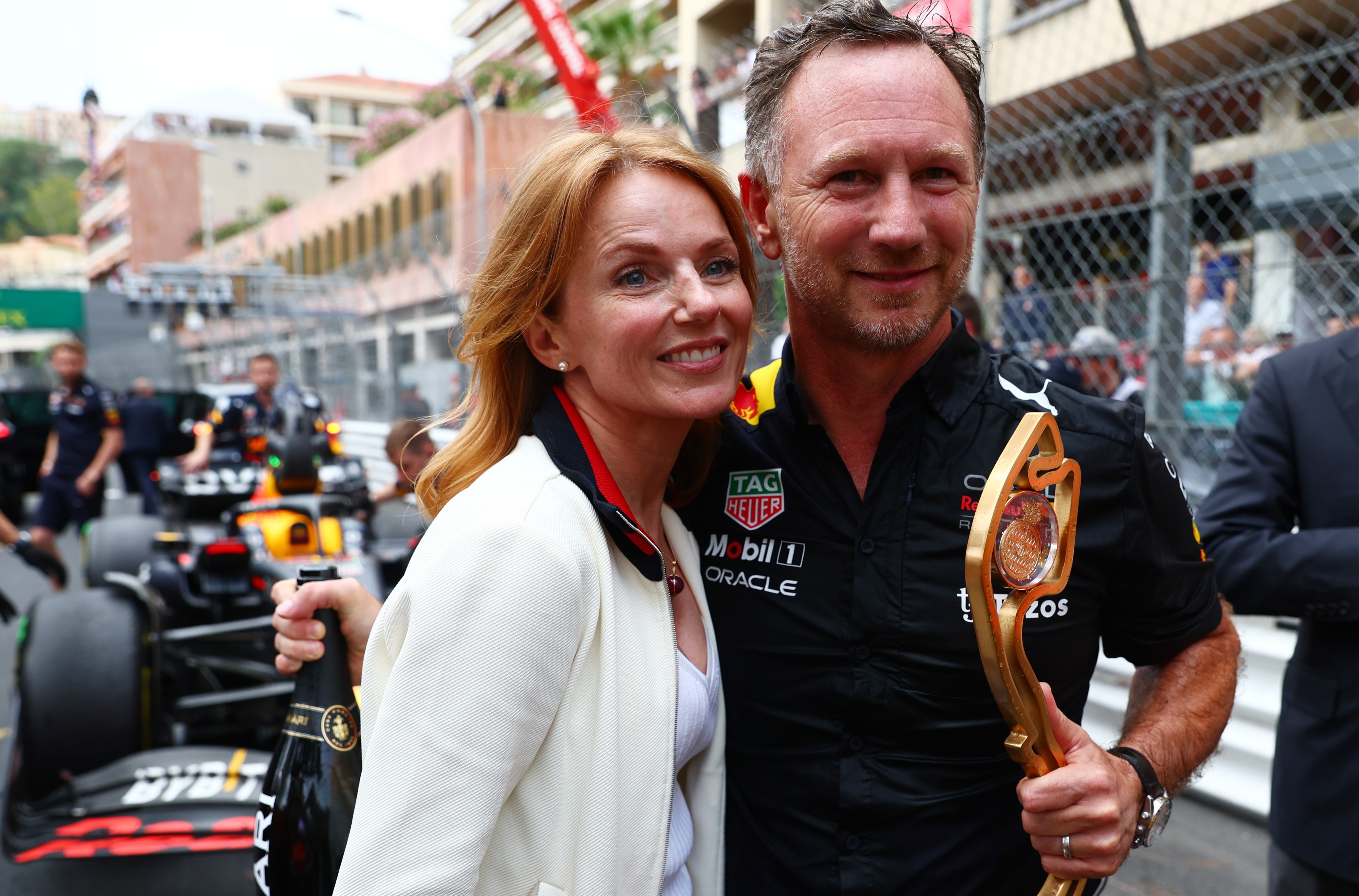 Geri Halliwell fears the allegations will take a toll on her marriage