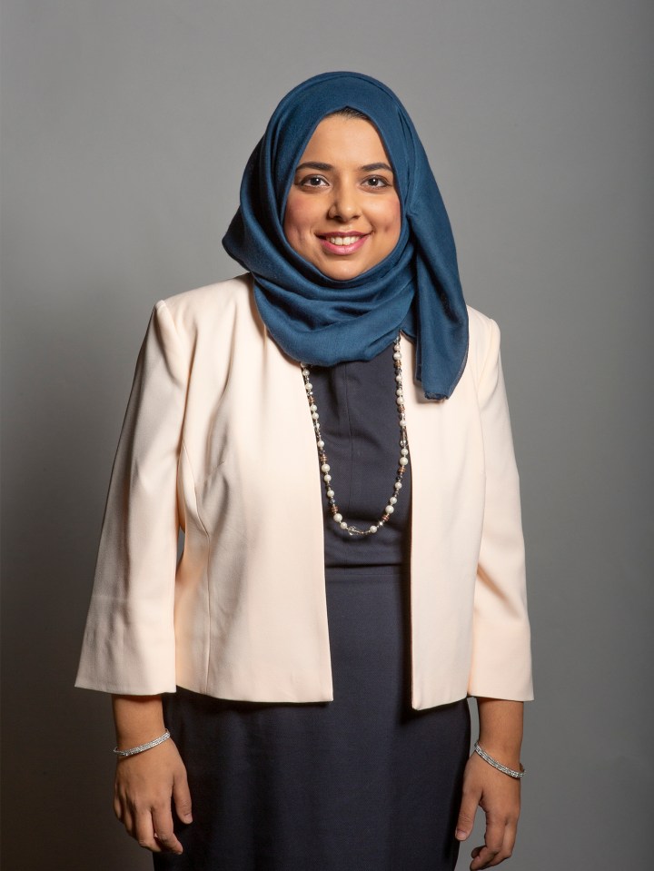 PARLY DOWNLOAD // Pictured: Apsana Begum MP Apsana Begum is the Labour MP for Poplar and Limehouse, and has been an MP continuously since 12 December 2019.