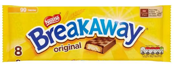 Nestlé is axing Breakaway bars from shelves within months