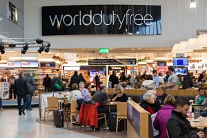  You can buy food and snacks once you're through security