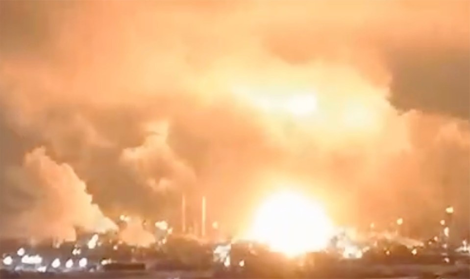 Explosion and fire at Novolipetsk Steel PJSC, Russia's largest steel producer, after Ukrainian drone attack