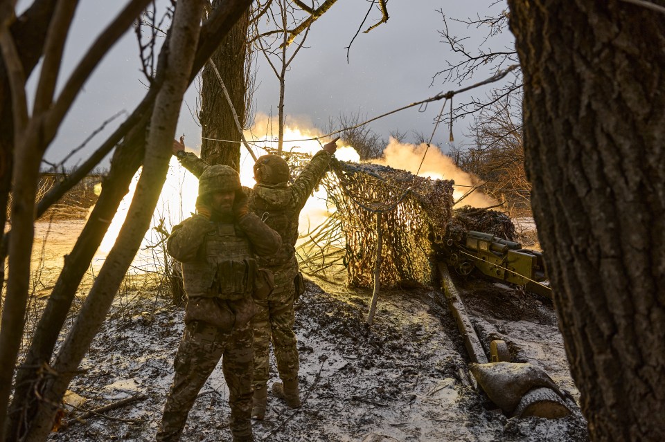 Ukrainian troops fire at Russians to retake city of Bakhmut in a brutal frontline battle