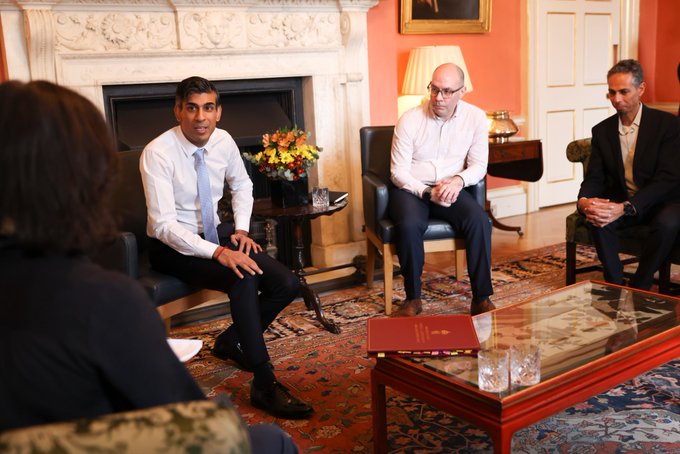 PM Rishi Sunak met with the British families of Israeli hostages this week