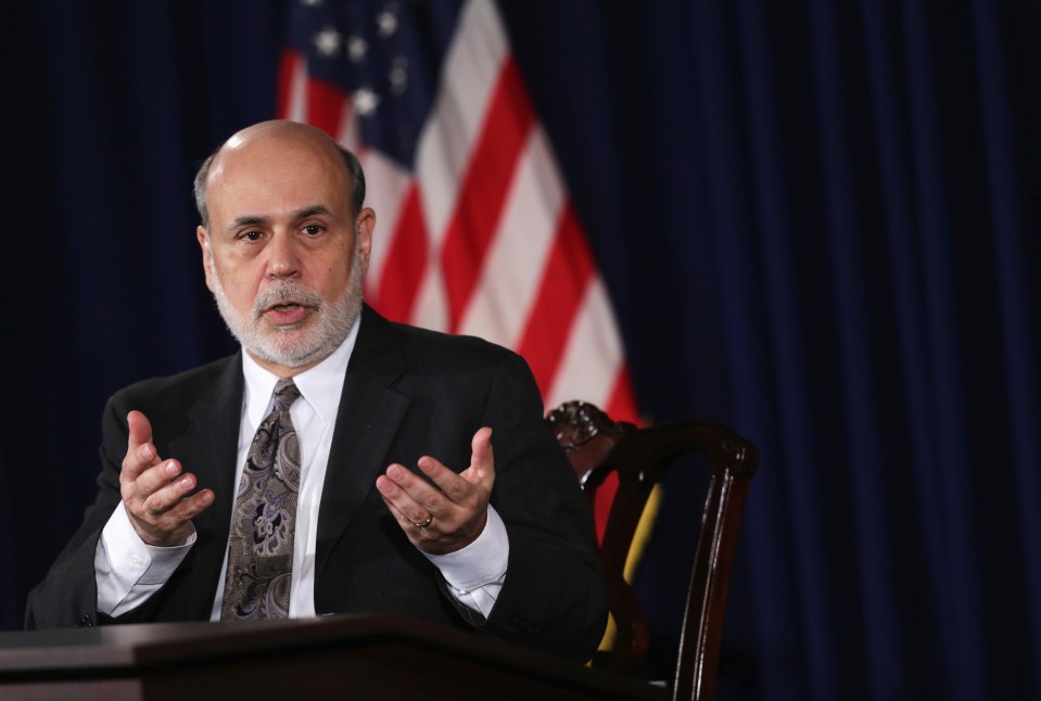 WASHINGTON, DC - DECEMBER 18: Federal Reserve Board Chairman Ben Bernanke speaks during a news conference after a Federal Open Market Committee (FOMC) meeting December 18, 2013 at the Federal Reserve in Washington, DC. The Federal Reserve has announced that it will scale back its U.S. Treasury bonds and mortgage-backed securities buying program to $75 billion each month. (Photo by Alex Wong/Getty Images)