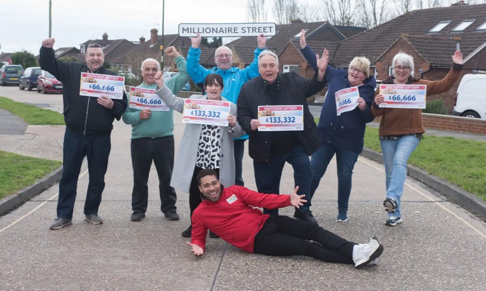 Nigel, Ken and another neighbour each doubled their win thanks to playing with two tickets