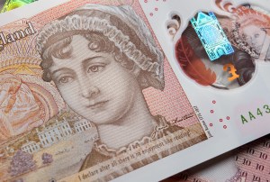 The Bank of England launched its £10 note featuring Jane Austen in 2017