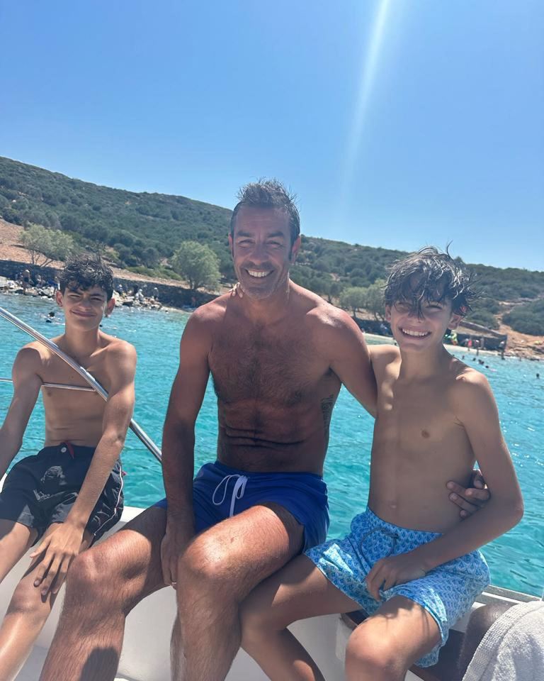 Pires has two sons with his second wife - plus daughter Naia