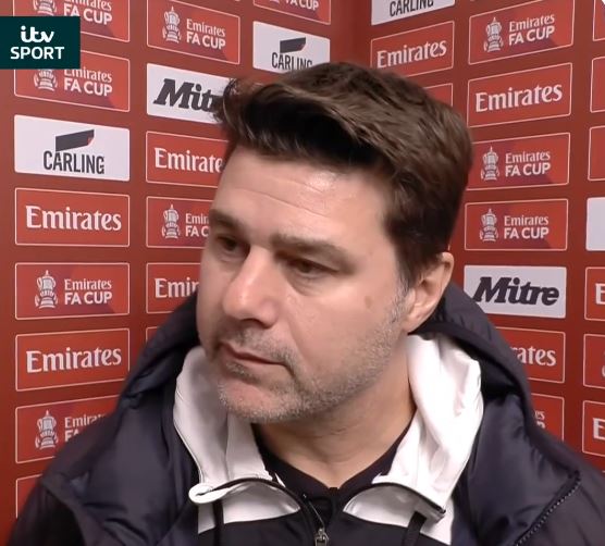 Pochettino seemed displeased to be pressed over Silva's axing