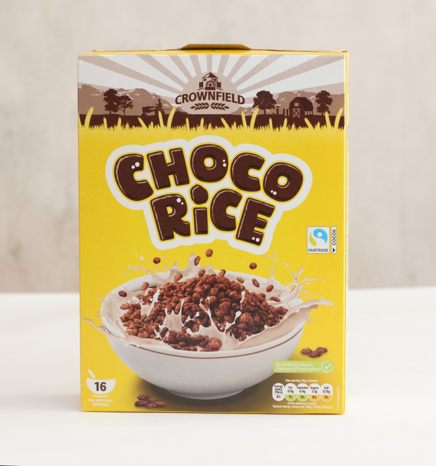 Lidl's choco rice came out on top of the taste test because of its flavour and price