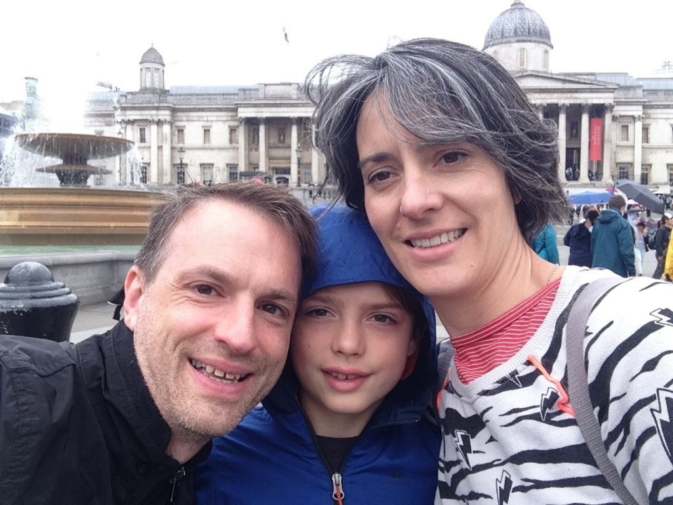 Richard and Louise Taylor with Henry