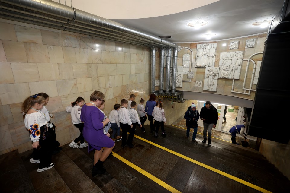 The former metro station has been converted into classrooms, and has also had a nurse's surgery installed and a breakout area