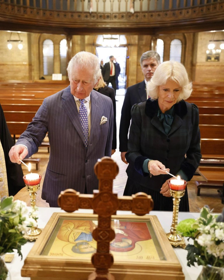 The King said the people of Ukraine remain in his thoughts and prayers