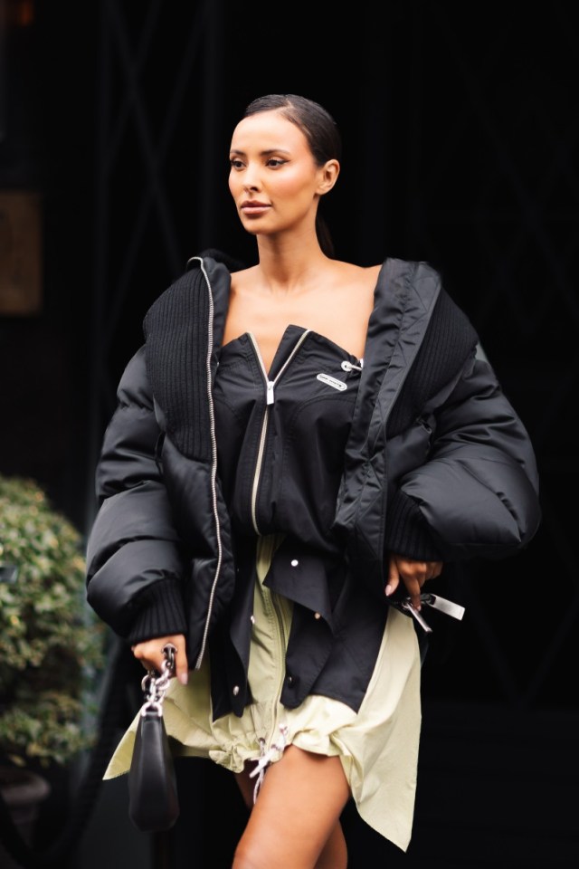 Maya Jama spotted in Paris ahead of the Off-White fashion show in Paris. Pictured: Maya Jama Ref: SPL10778864 290224 NON-EXCLUSIVE Picture by: SplashNews.com Splash News and Pictures USA: 310-525-5808 UK: 020 8126 1009 eamteam@shutterstock.com World Rights, No France Rights