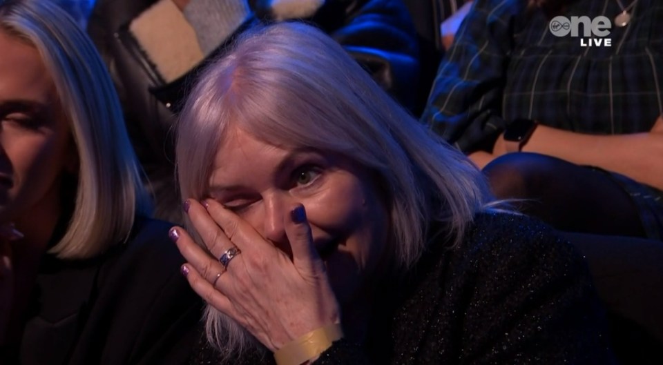 Susan was visibly touched by her dedication and could be seen wiping away tears