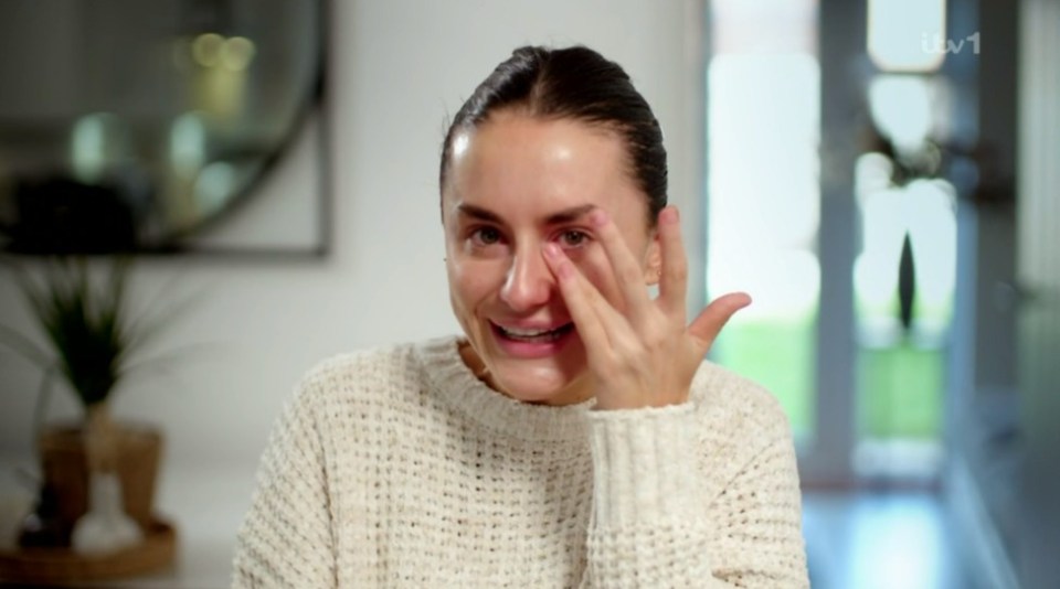 Amber was reduced to tears while speaking about her mum Susan