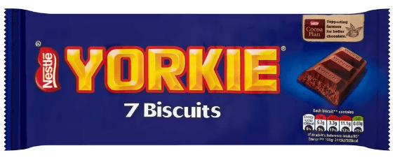 Shoppers will also have to wave goodbye to Yorkie biscuit bars