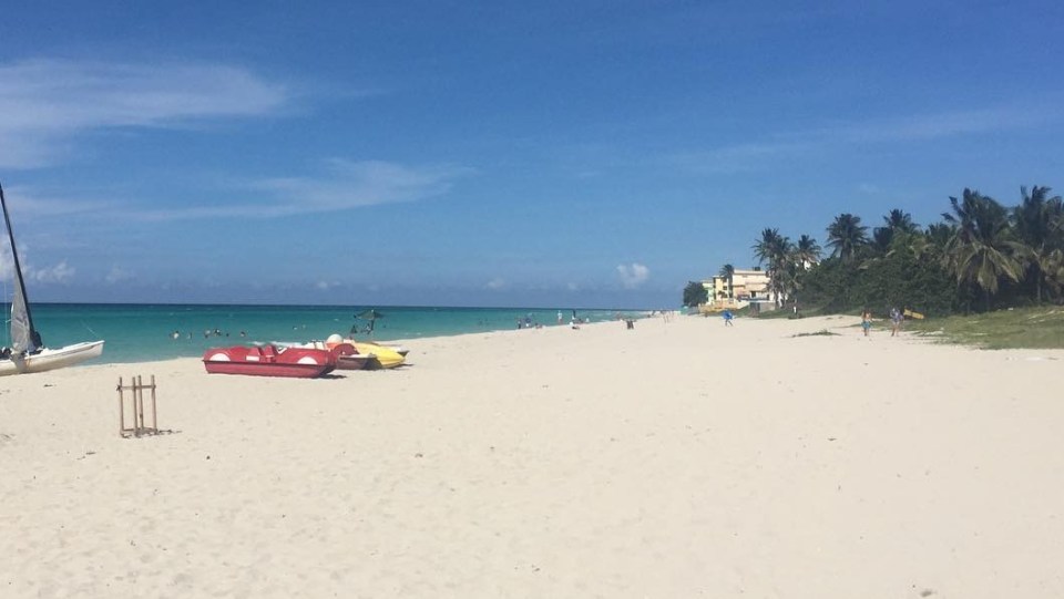 Also making the top list was Varadero Beach in Cuba