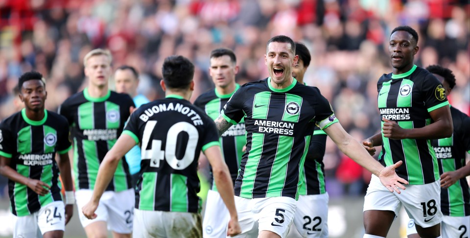 Brighton filled their boots at Bramall Lane on Sunday