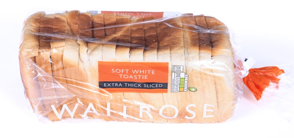 Waitrose's soft white toastie makes a lovely slice of toast, which was nice and crisp on the outside but fluffy in the middle