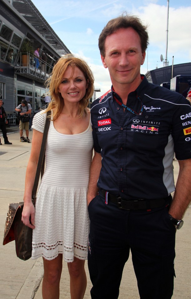 The 50-year-old Red Bull Racing boss – and husband of Spice Girl Geri Halliwell