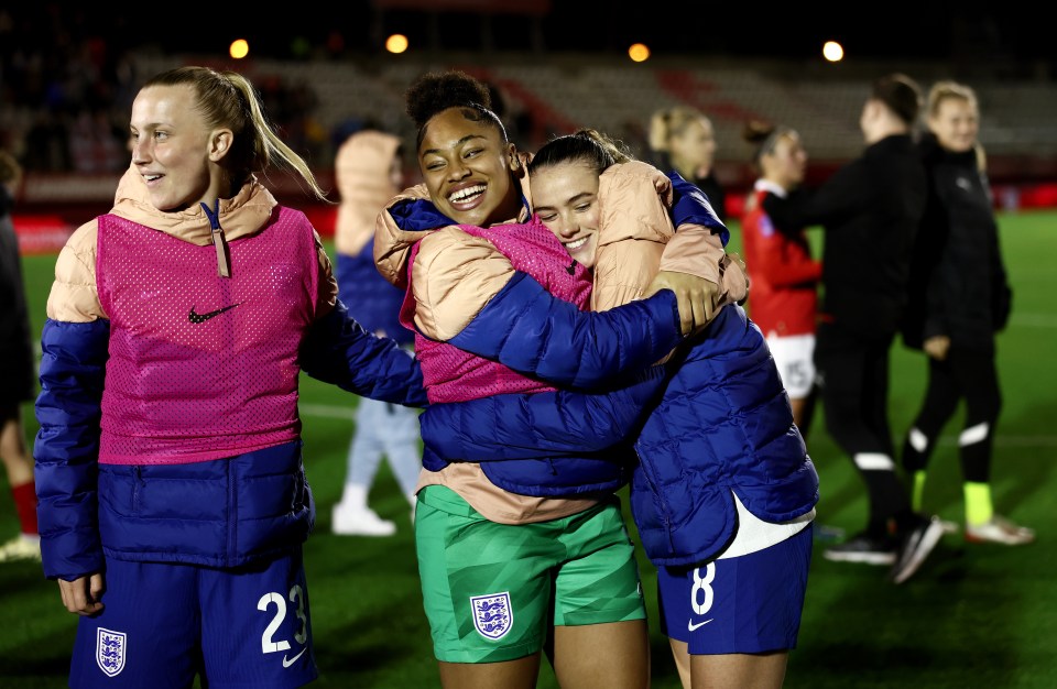 Aggie Beever-Jones and Khiara Keating were unused subs for England but could be in line for some minutes against Italy