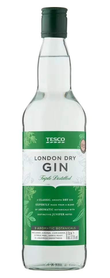 Tesco London Dry scored full marks