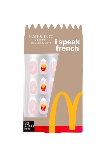 There is also a French Fry inspired nail set