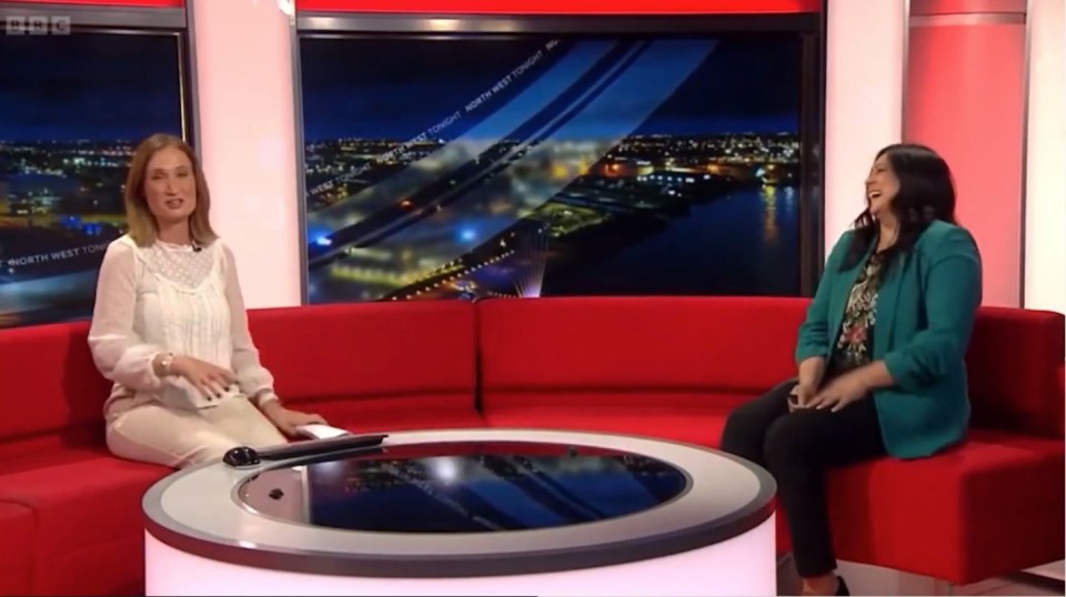 The blunder came during Friday's episode of BBC North West