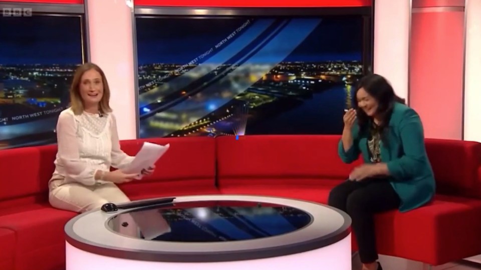 It came as anchor Annabel Tiffin quizzed Kawser Quamer about her weekend plans