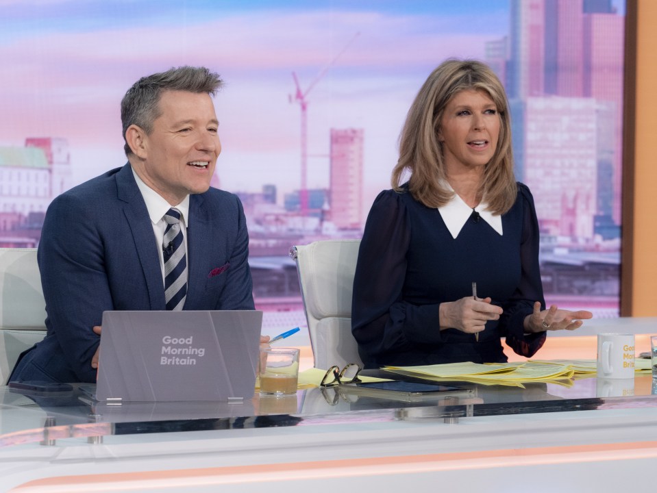 The brave presenter, 56, was reunited with Ben Shephard