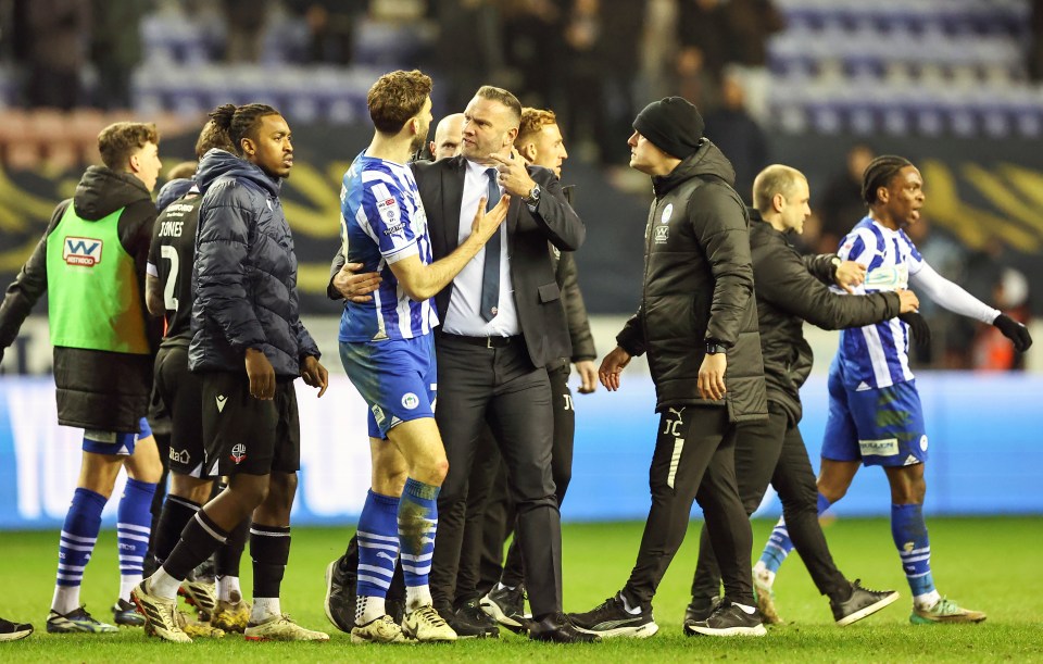 Evatt accused Wigan’s players of over-celebrating in front of the away end