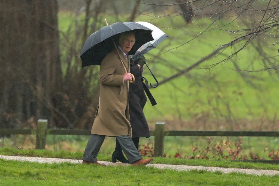 Harry had hoped to join the King for a few days at Sandringham but was instead forced into a hotel for the night