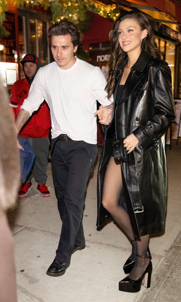 Brooklyn Beckham and his wife Nicola Peltz also attended