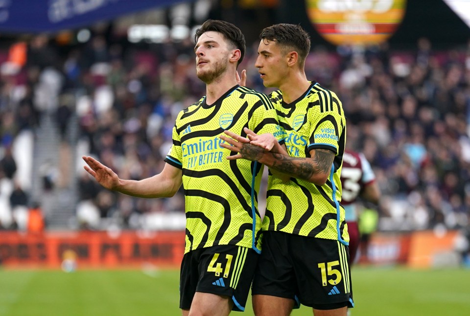 Declan Rice refused to celebrate after scoring against West Ham