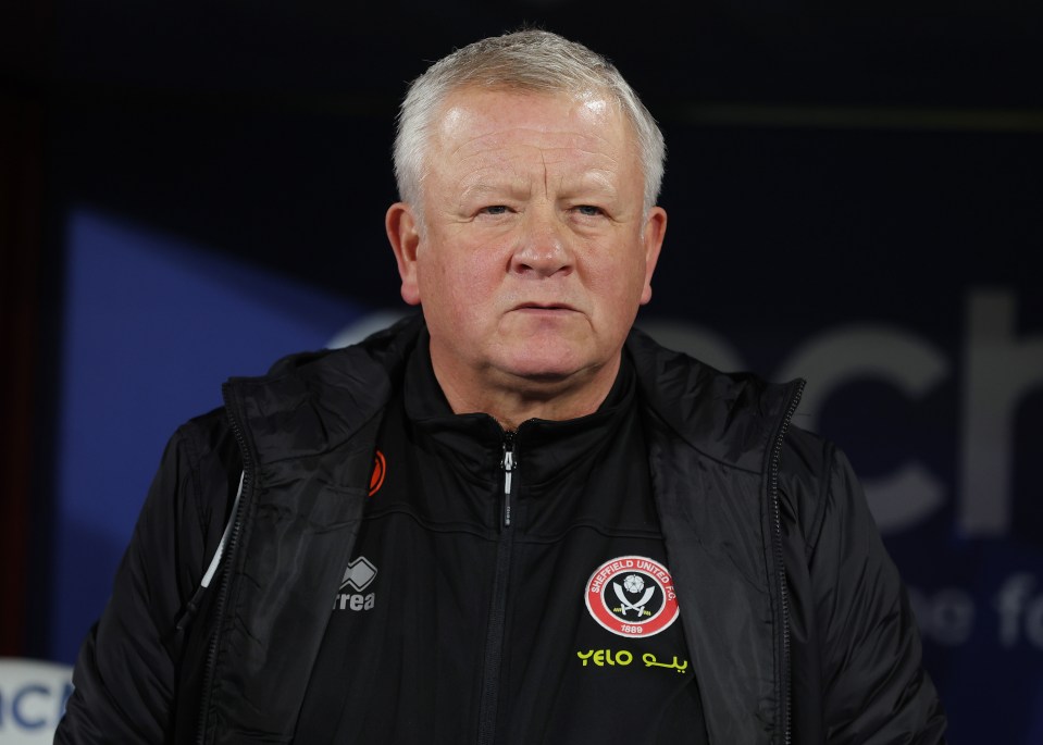 Chris Wilder was left furious after Sheffield United’s defeat to Crystal Palace