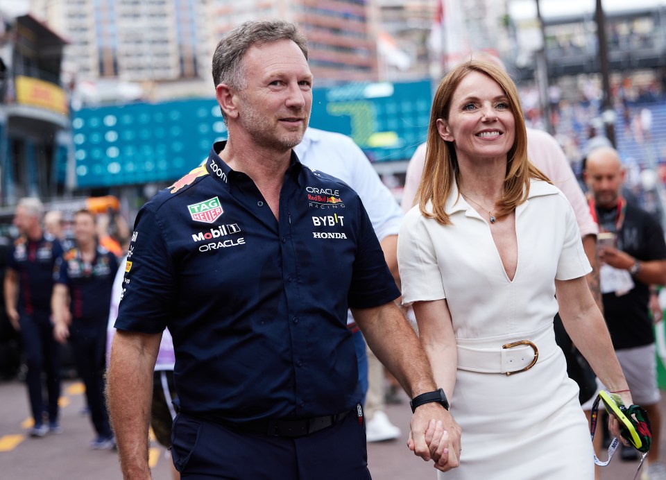 Geri Halliwell was reportedly due to fly to Bahrain to join her husband