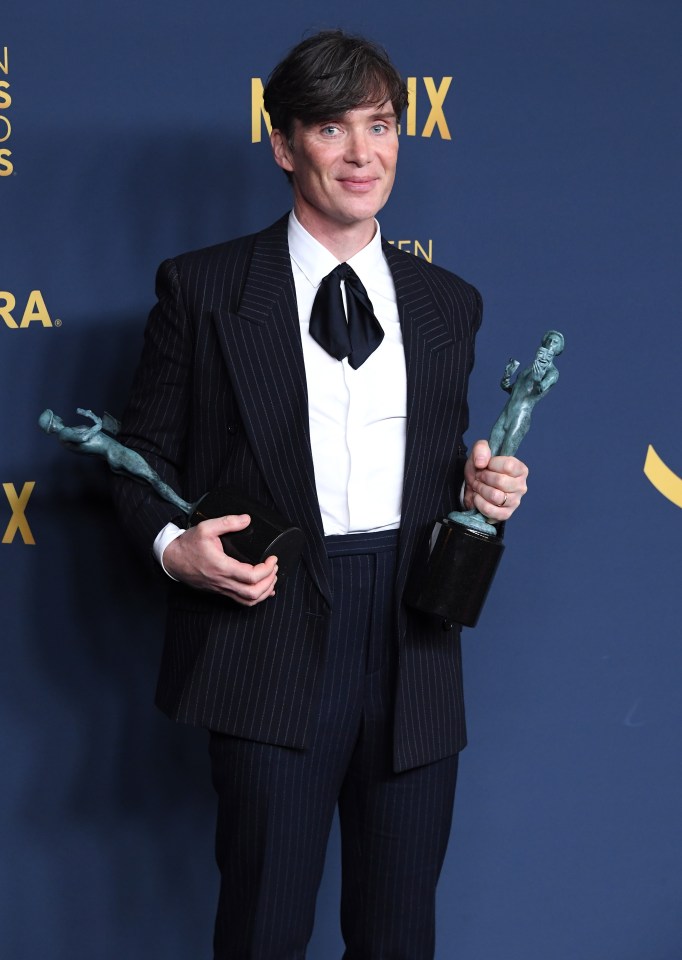 Cillian thanks his wife for keeping him grounded