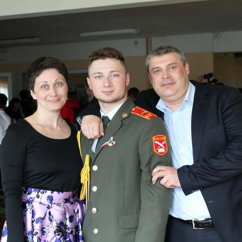 Kalinin’s wife Natalia, 48, and son Daniel, 25, also work in the same jail