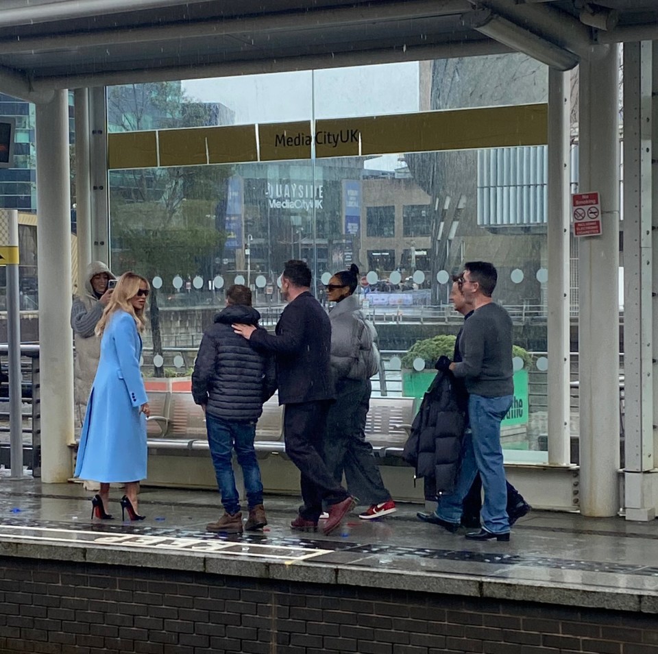 Commuters were astonished as BGT judges caught the tram to auditions