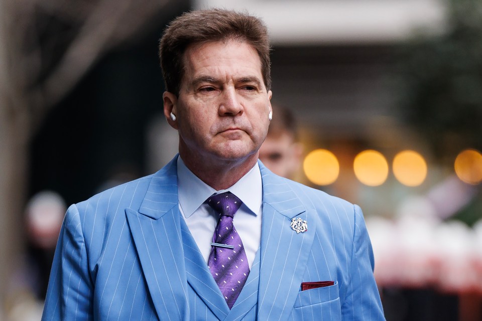 Dr Craig Wright arrives at the Rolls Building in London on Tuesday