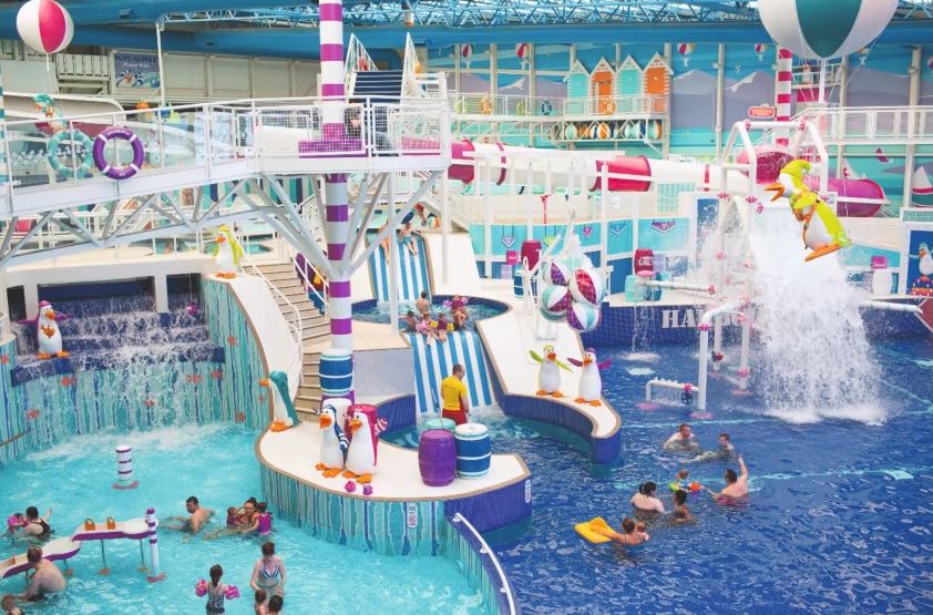 The Splashaway Bay at Craig Tara is Scotland's biggest indoor waterpark