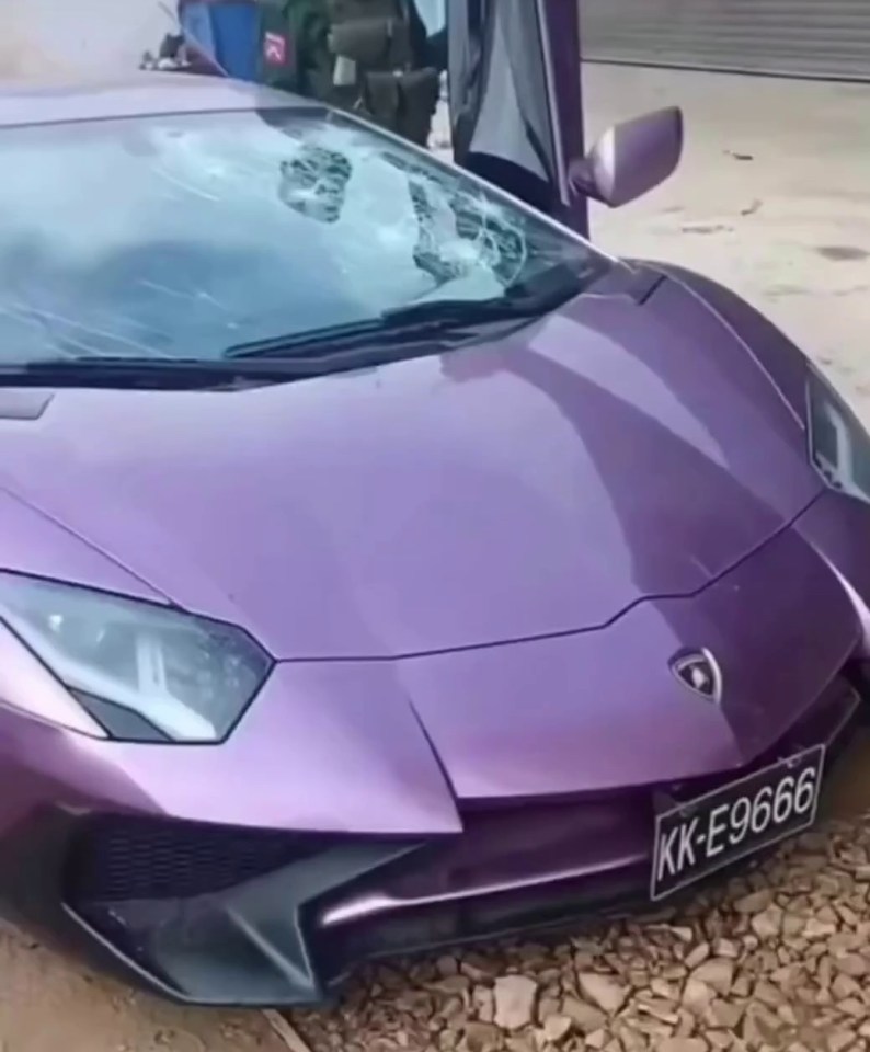 A rare supercar was found abandoned in Myanmar