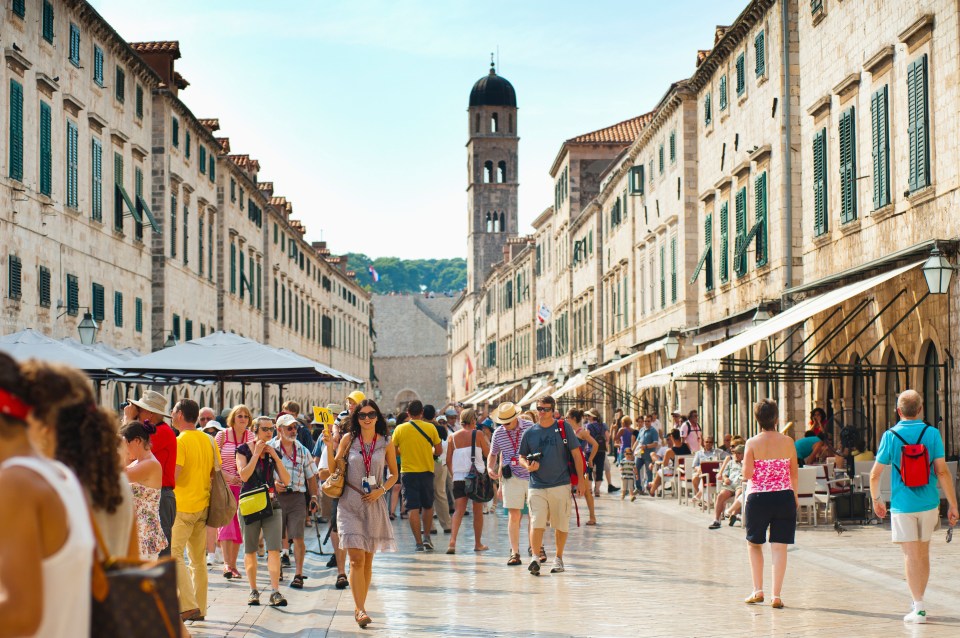 Wander Dubrovnik's shady narrow streets