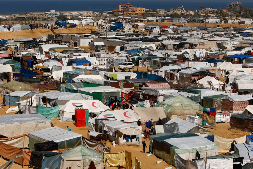 The city is packed with almost 1.6million Palestinians who have fled from the fighting in other areas