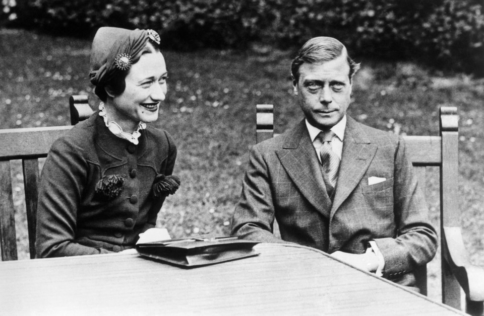 The Duke of Windsor, formerly King Edward VIII, with Wallis Simpson